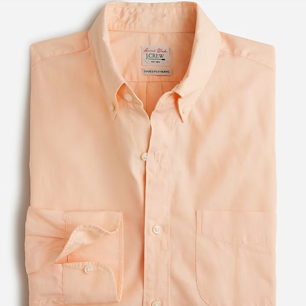 J. Crew - Secret Wash Cotton Poplin Shirt - New With Tags!